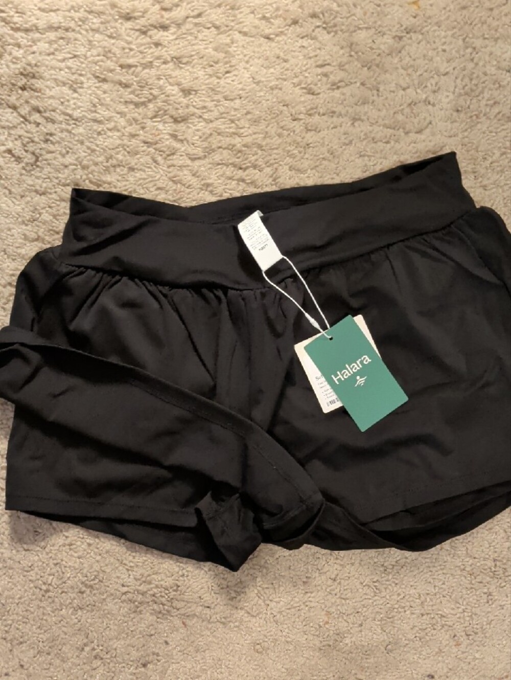 Black Women's Athletic Shorts - Picture 7 of 9